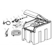 Cuves à carburants Renson - 400L - Pompe 12V, anti-UV, avec cloisonnement intérieur_2