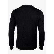 Pull Ashbury - Ashbury Homme - Noir Mélange de laine mérinos de luxe et élégant - Nimbus_2