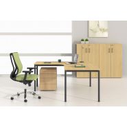 Slim - chaise de bureau - Dromeas - avec voile de fond 18 mm et matériaux variés_2