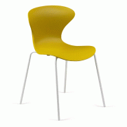 Chaise visiteur empilable So Acerra - P05_2