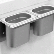Congélateur vitré de glace UDRS7 (317 / 264) Blanc TEFCOLD_2