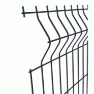 Panneau rigide grillagé 40200 - 2,50m de longueur, acier galvanisé plastifié_2