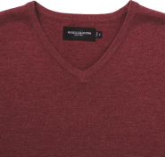 Pullover homme col V classique - Russell - Réf: RU710M - 50% coton / 50% polyacrylique - Plusieurs tailles et couleurs disponibles_2
