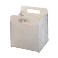 Organisateur de bureau en feutrine RPET - impression quadri, poignées découpées, label RPET_2