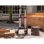 Diable de manutention en aluminium jusqu'à 125 kg - roues repliables - 3123/2VE_2