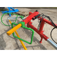 Enrouleur dérouleur d'occasion pour filets, films et tuyaux d'irrigation - Largeur maximale 250 cm - Rotation hydraulique - V1352_2