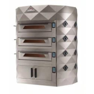 Four à pizza pâtisserie boulangerie modulaire électrique DIAMOND 27 - design Matteo Beraldi - finition aluminium, laiton, bronze ou plomb_2