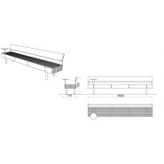 LWD150-10 - Banc connecté avec dossier et table intégrée - MMCité 1 a.S. - Hauteur 790 mm_2
