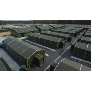 Tente d'hébergement stable et fiable pour opérations militaires - HTS TENTIQ GMBH - Systèmes modulables et configurations adaptées_2