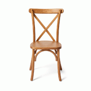 Crossback - Chaise empilable en bois bois/marron clair_2