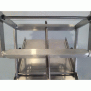 Elévateur à toupie en Aluminium USBECK 20 x 20 cm_2