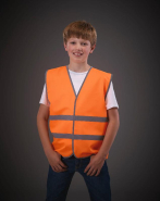 Gilet de sécurité avec bordures et bandes réfléchissantes - Réf: YHVW102CH - Marque Yoko_2