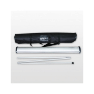 Roll up anti-choc 85x200cm - Enrouleur aluminium avec bâche 500gr M1 ou PVC dos gris - IE-ROLL-AC_2
