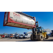 Spreader frontal rotatif 360° pour la manutention et le retournement des conteneurs vides - Kaup - T193LD - capacité 1.000 kg à 8.000 kg_2
