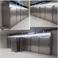 ST6-100 - Séchoir industriel alimentaire tout inox - 25 niveaux - 300 kg - Température 30° à 70°C_2