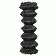 Vidaxl clôture à mailles acier 25 x 1 m gris 142429_2