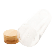Bouteille en RPET - Couvercle en bambou - 500 ml - Sans BPA_2