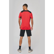 T-shirt de sport bicolore unisexe - Réf: PA478 - PROACT - Matière souple pour multisports_2