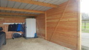 Abri voiture 36 m² en bois Douglas - GAR007 - LCI Cheval - Toiture bac acier anti-condensation_2