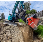 Godet séparateur ALLU pour pelle - tamiser, broyer, aérer, mélanger, séparer, transporter et charger_2