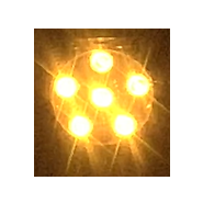 Lampe solaire de renforcement pour panneaux - Flash 6 LEDs super bright avec réflecteur couleur ambre - LAM 6 SOL_2