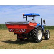 Système d'épandage localisé sur 2 bandes des distributeurs d'engrais KUHN