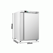 Mini réfrigérateur de stockage ECO 200 L - 1 porte -Inox -Froid statique_2