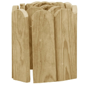 Vidaxl rouleaux de bordure 3 pcs 120 cm bois de pin imprégné 3053643_2