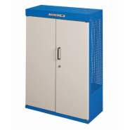 Armoire d'atelier 2 portes à roulettes, bleu, 1605 mm x 450 mm x 625 mm - 1495CD60WBL_2