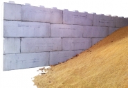 Bloc à superposer en béton armé - emboîtables pour ensembles auto-stables de stockage_2