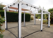 Cage a drone rectangulaire modulaire - aircaptif