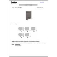 Calm - Cloisons mobiles Sellex S.A.U. - 140 cm de largeur - Plusieurs finitions disponibles_2