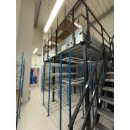 Casier passerelle industriel - Plateforme multi-niveaux pour stockage et picking -  disponible en achat neuf et occasion_2