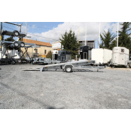 Remorque porte voiture - Humbaur 4101 FTK 153520 - basculement assisté, PTC 1500 KG, rampes antidérapantes_2