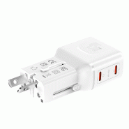 VALUE Chargeur de voyage, EU/UK/US, 2 ports USB C, 45 W_2