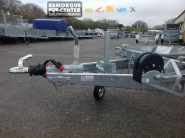 Porte voiture LIDER avec petites rampes - 1 essieu - PTAC 1600 kg - 361 x 185 cm - Référence 34632_2