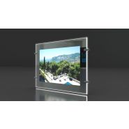 Platinium - Porte-affiche LED double face - Immocom - Format A4 - Ultra haute luminosité 6000 lumens_2