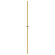 Vidaxl porte intérieure mince doré 93x201,5 cm verre trempé aluminium 155146_2