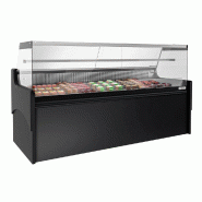 Vitrine comptoir réfrigérée droite EVERT 2480 mm - 1 étagère_2