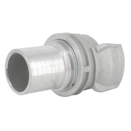 Demi-raccord symétrique avec verrou - DN 50 mm - Embout annelé Ø 51 mm - Alu_2