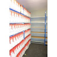 Rayonnage pour l'archivage de dossiers suspendus, caisses ou boîtes à archives - acier galvanisé, peint ou tôlé_2