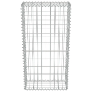 Vidaxl mur en gabion avec couvercles acier galvanisé 50 x 20 x 100 cm 143576_2