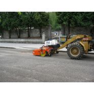 Godet balayeur M3 série DS - bac de ramassage hydraulique - brosse polypropylène Ø 660 mm_2