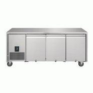 Table réfrigérée négative centrale GN 1/1 profondeur 660 - 3 portes - Serie U Premium 420L | Polar - UA008_2