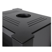 Poêle à bois Lend Aqua Vario - Régulation électronique 11/5 kW - Alimentation chauffage central_2