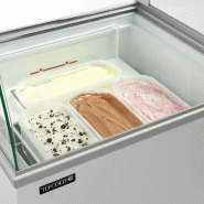 Vitrine a glace IC200SCE-SO (176 / 157 L) Blanc TEFCOLD_2