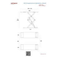 Pont élévateur à double ciseaux encastré pour votre atelier automobile  - XX75 KROEMER_2