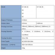 Testeur d'épaisseur électronique pour tissu textile - Gester - GT-C46-2A - Poids 25 kg_2