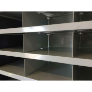 Rayonnage à tablettes tôlées adapté aux stockage humide ou gras_2