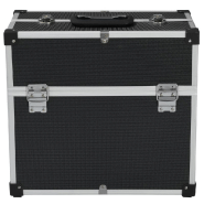 Vidaxl boîte à outils 38x22,5x34 cm noir aluminium 91849_2